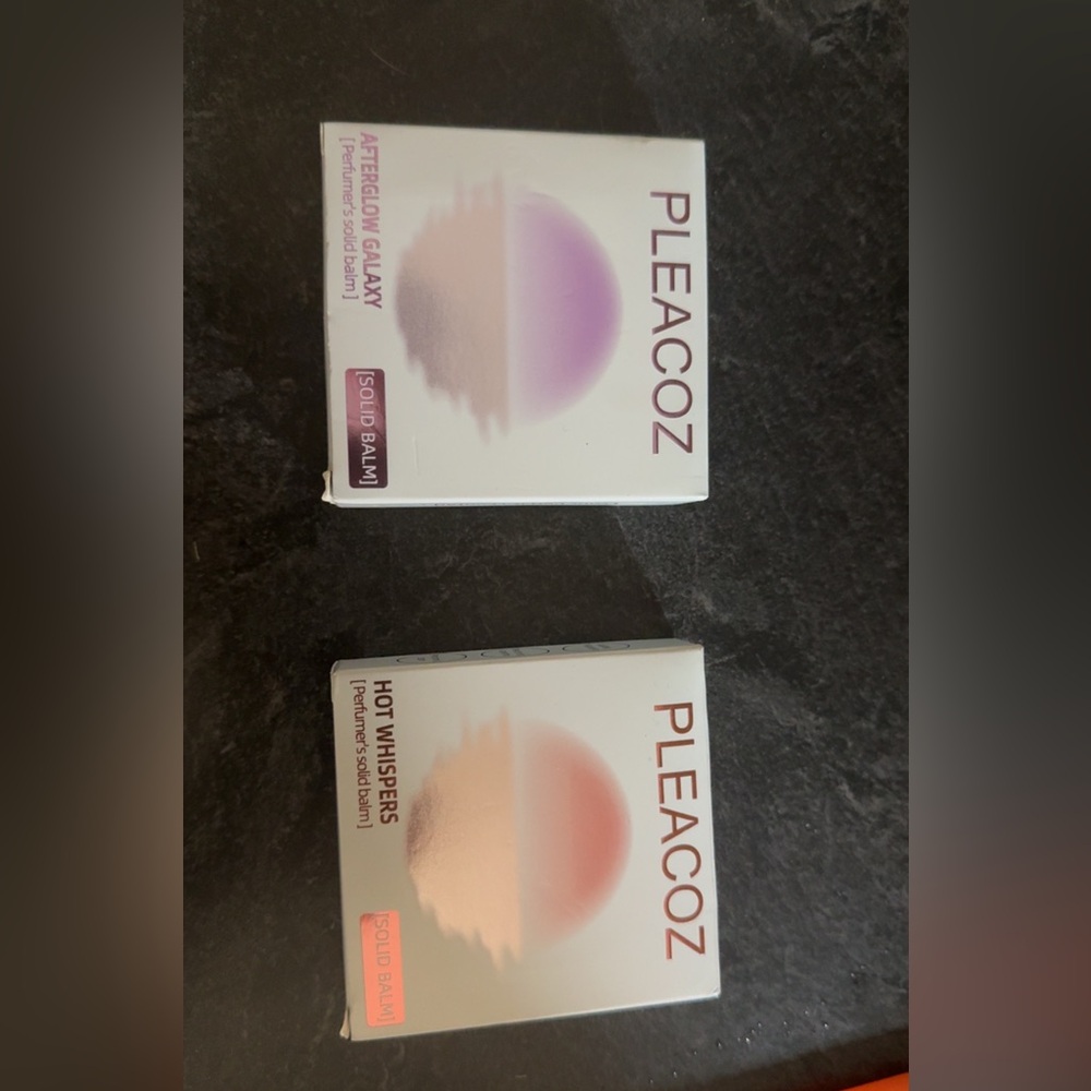 Solid Balm Set - Pink and Purple